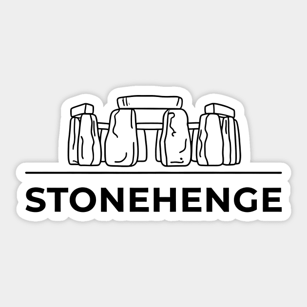 Stonehenge Sticker by CreativeSage